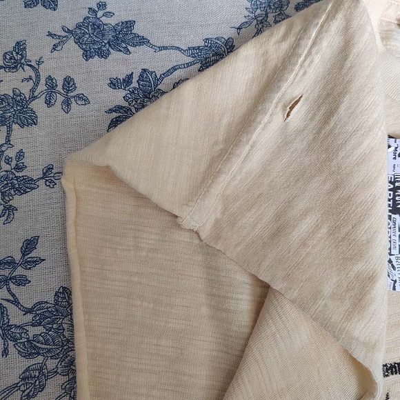 Gallery Dept. Letter Logo Broken Tank Top - Cream - Picture 4 of 8